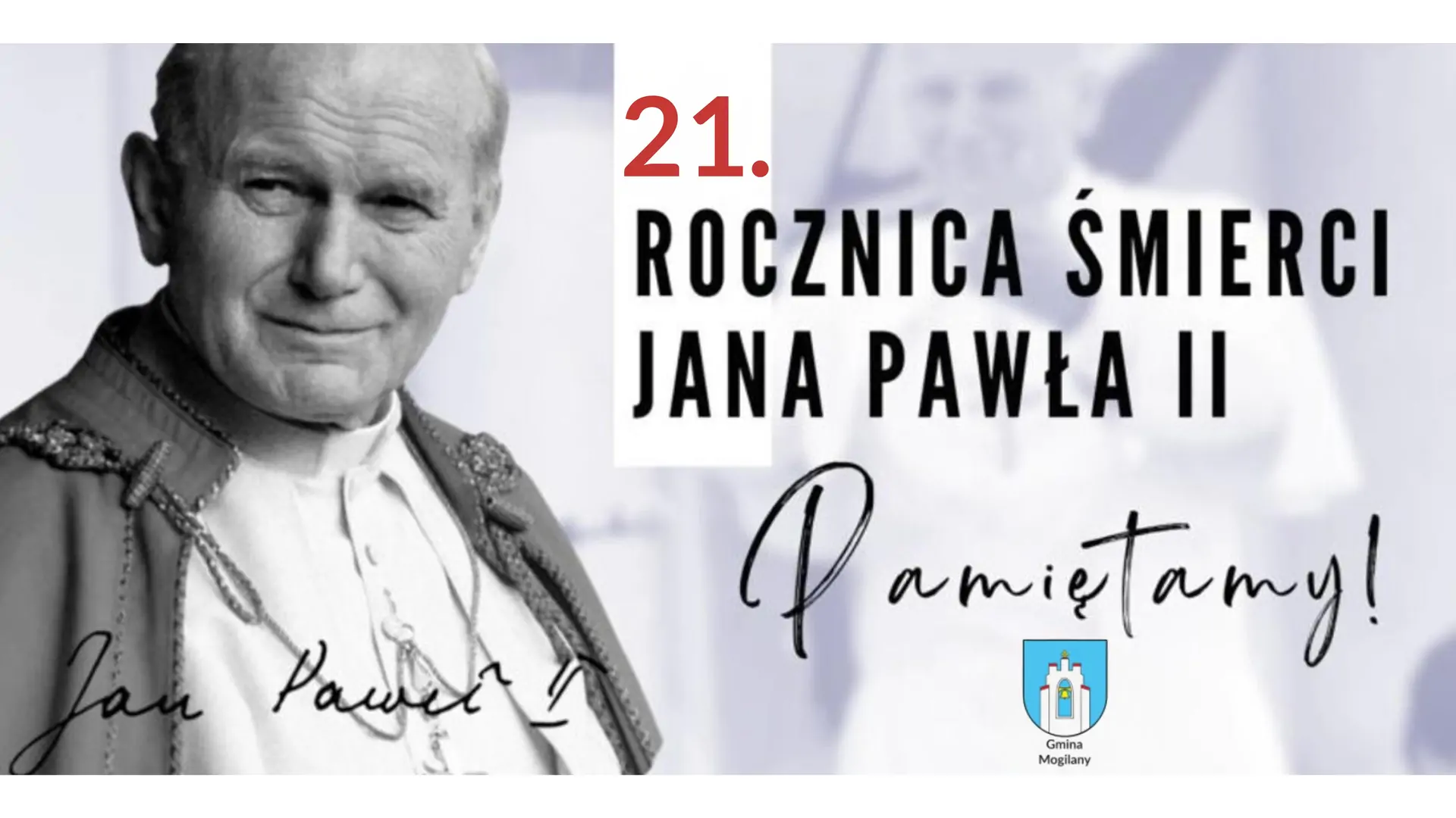 21. rocznica śmierci Jana Pawła II